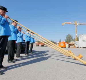 Grundsteinlegung W. Schmid